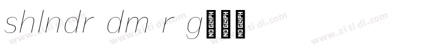 shailendra demo re g字体转换